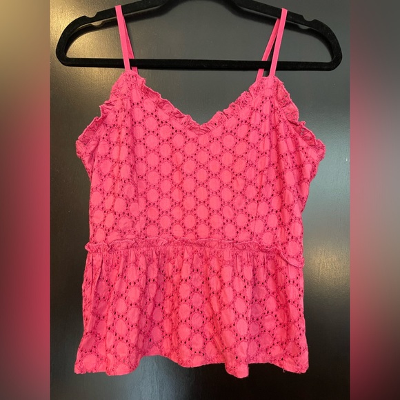Sim & Sam NWT honeysuckle eyelet tank top - Picture 1 of 4